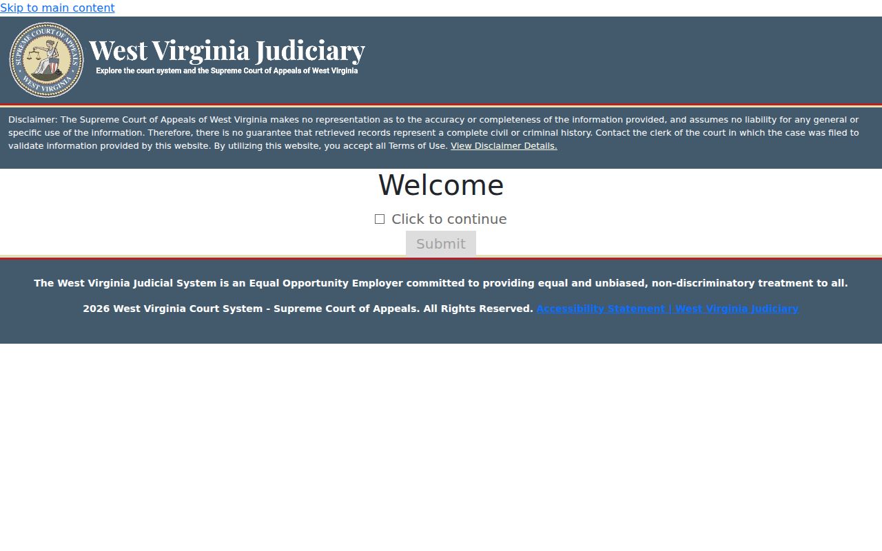 West Virginia magistrate search for Tucker County criminal court records