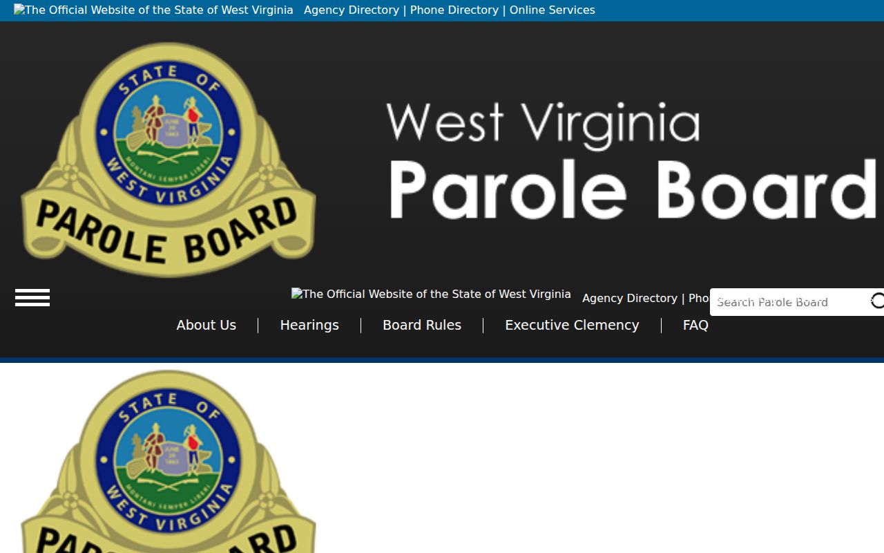 West Virginia Parole Board information for Tucker County criminal records